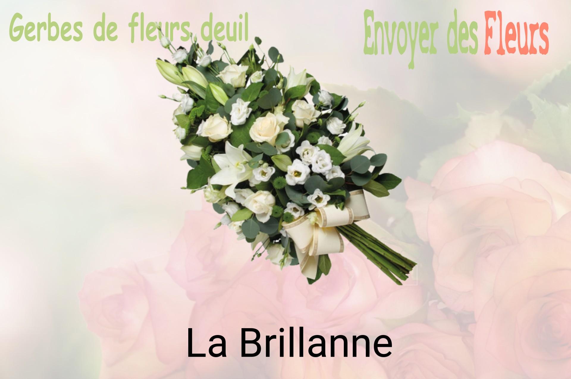 Gerbe de fleurs de deuil livrée à La Brillanne